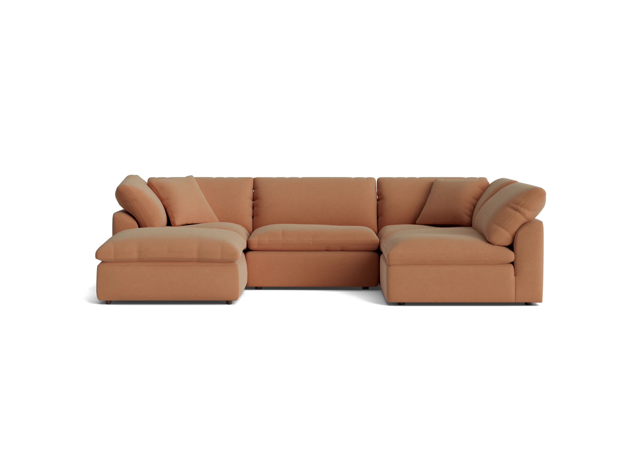 Bryant U-Sofa Bumper Sectional (5 piece)